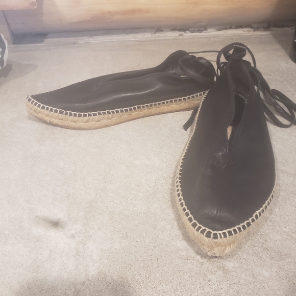 Celine Shoes - Celine Leather Espadrille